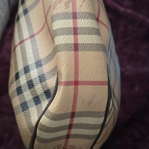 Burberry Tan Plaid Women's Bag - Picture 9 of 15